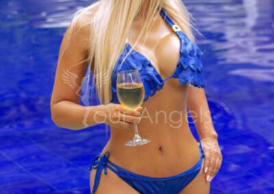 blonde escort in athens